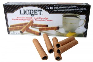 Cigarettes nappées à l'intérieur de chocolat - 2 x 10 pièces - 75g