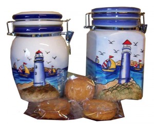 Pot céramique MER de palets bretons - emballage individuel - 260g
